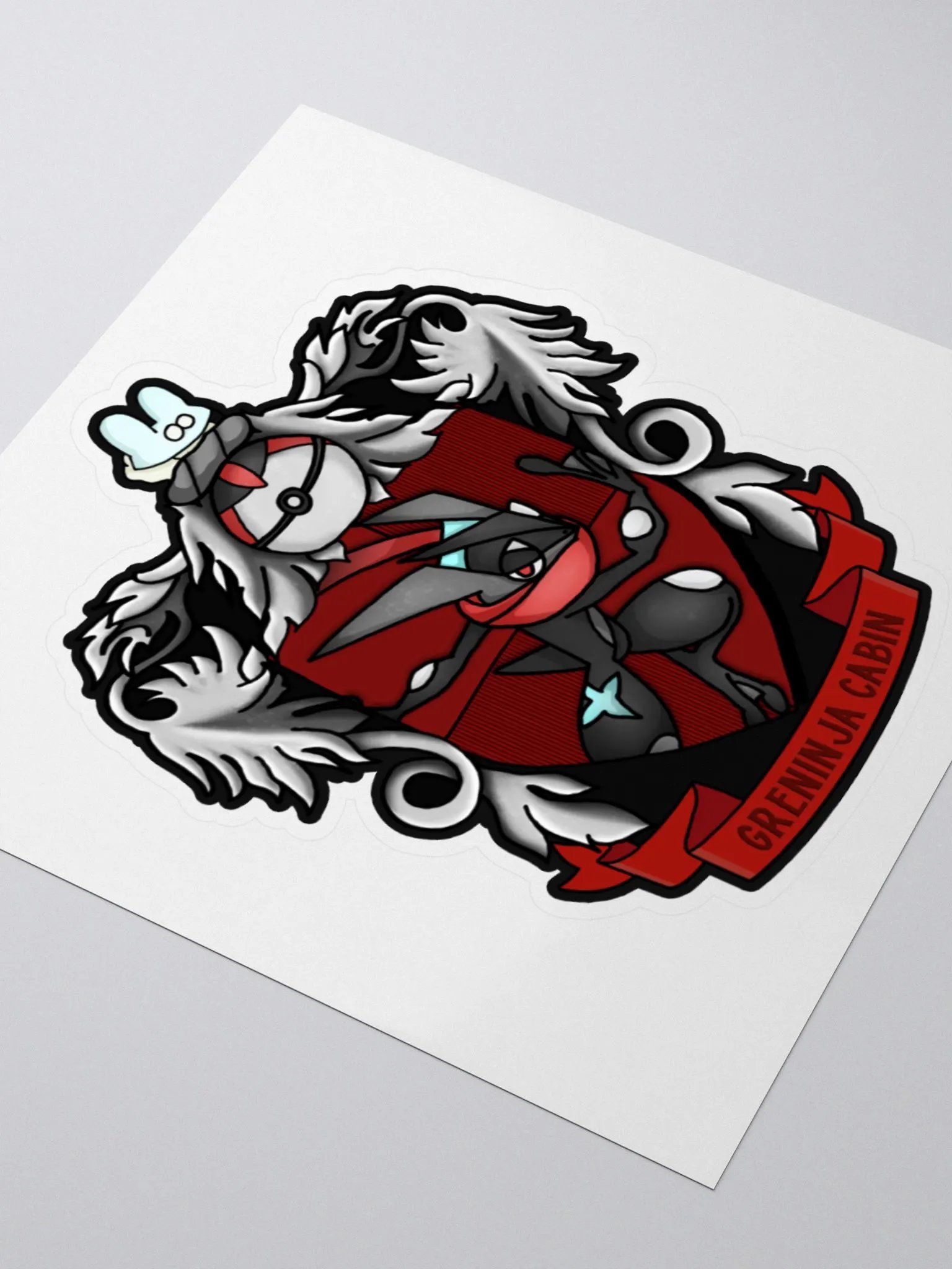 Frog Cabin Badge Sticker product image (3)
