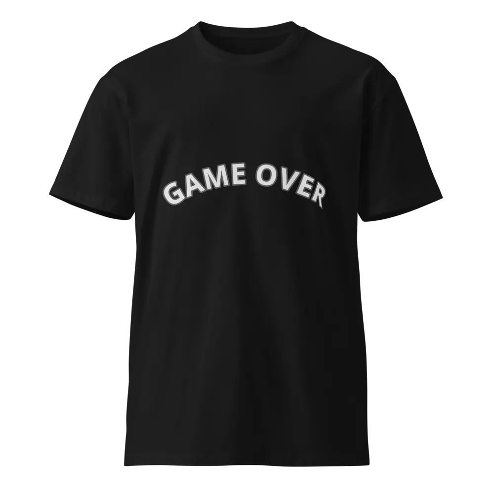 GAME OVER T SHIRT FOR MAN product image (1)