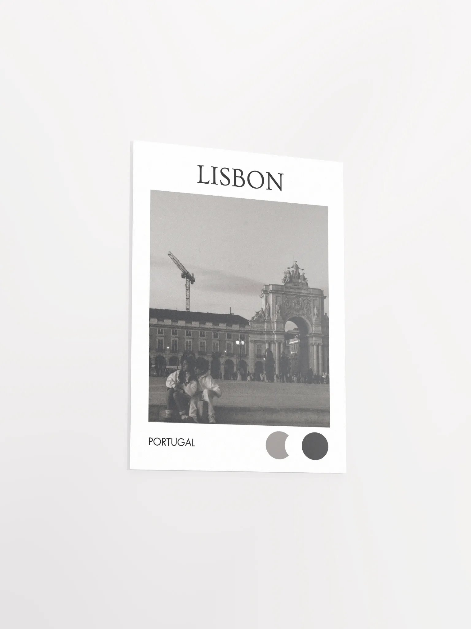 Lovers in Rua Augusta - Black & White product image (3)