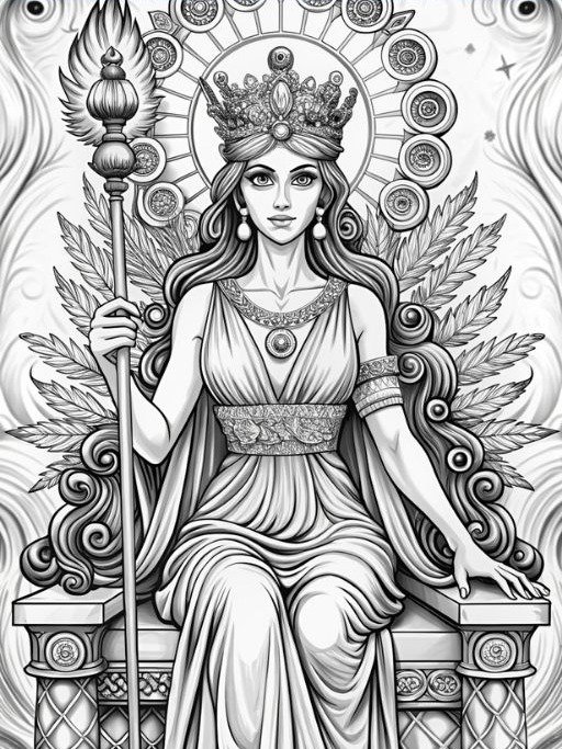Greek Gods Coloring Book for Adults Tome III product image (3)