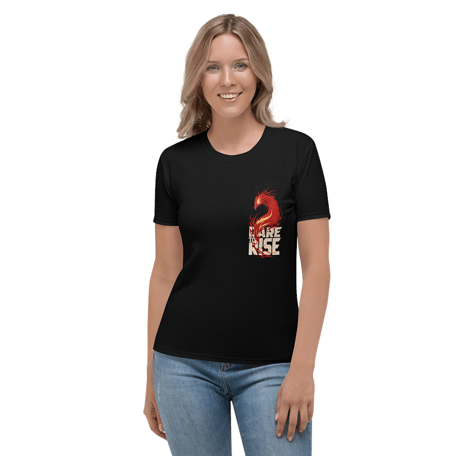 Dare To Rise - Women's Tee - Dual Print (Back and Pocket Front) product image (2)