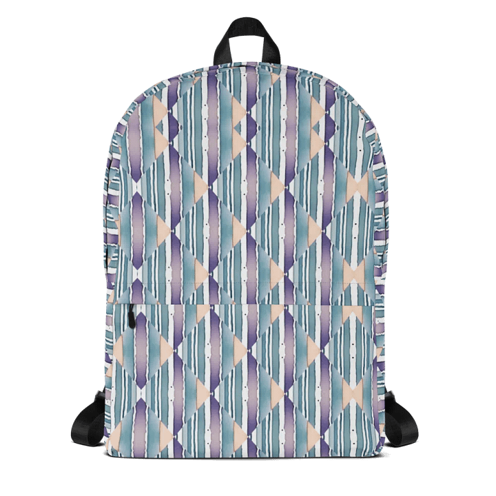 Geometric Gradient All-Over Print Backpack product image (1)