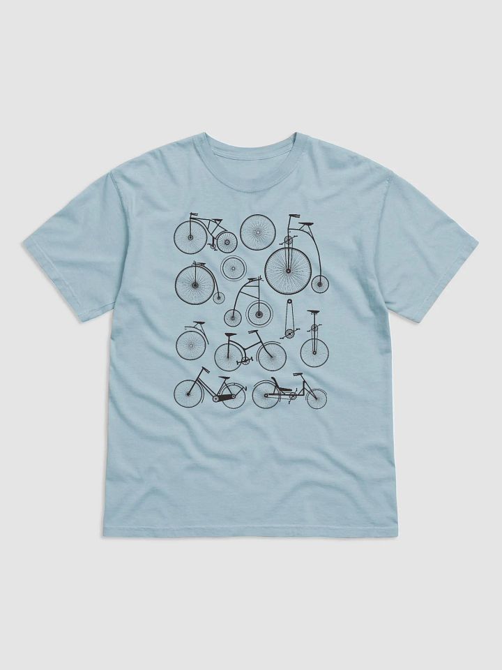 Vintage Bicycles T-Shirt | Vintage-Style Dark and Light Academia Shirt for Cyclists and Bicycle Lovers product image (7)