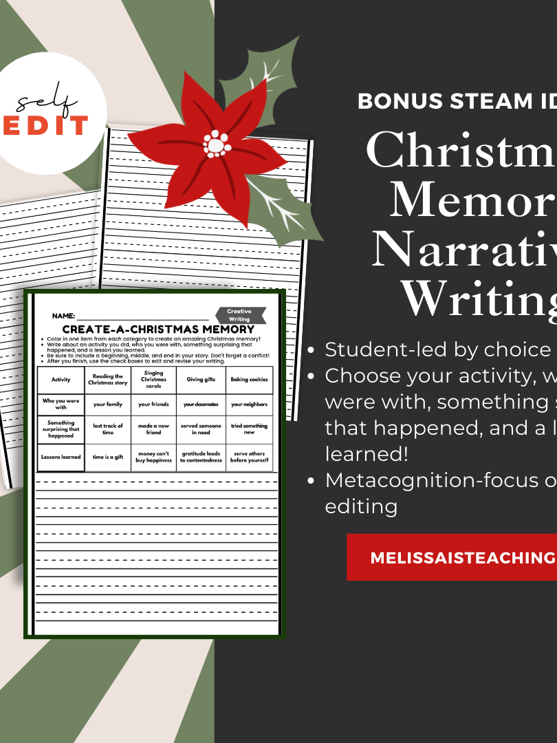 Winter Writing Editing Sub Plan 2nd 3rd 4th 5th Grade Snow Day, Olympics, Christmas, Gingerbread, and Vacation! product image (6)