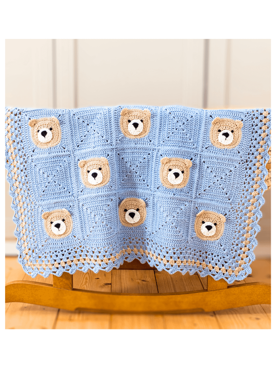 Crochet Pattern: Teddy Bear Blanket product image (3)