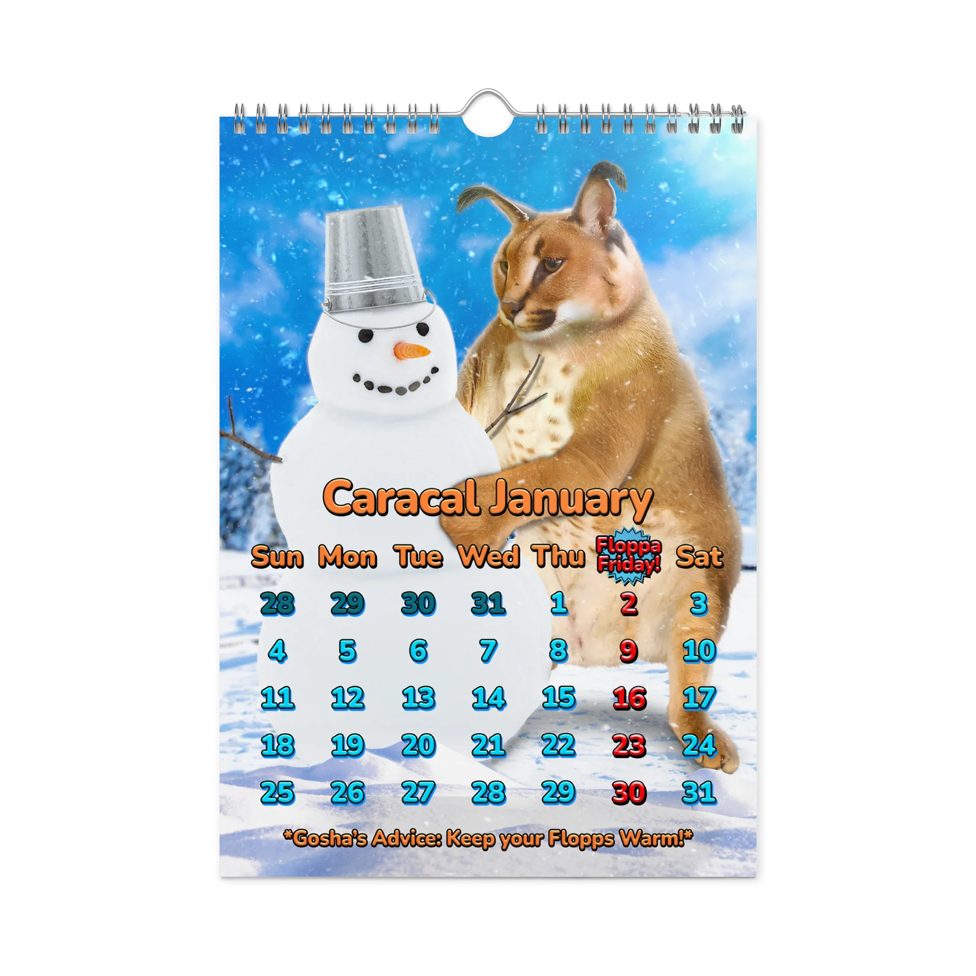 MEDIUM CARACALENDAR 2026 (Limited Edition) product image (6)