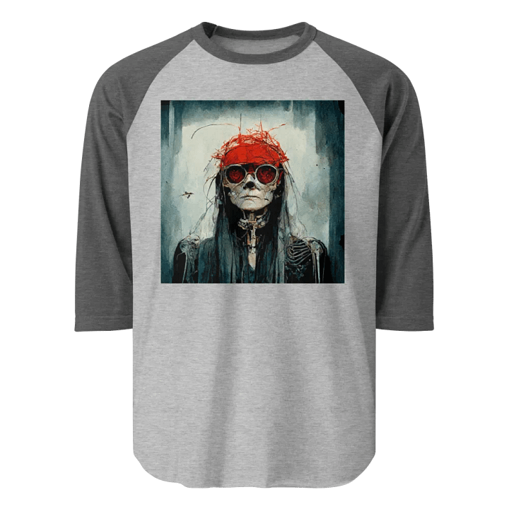Ethereal Enigma Skeleton Raglan Tee product image (1)