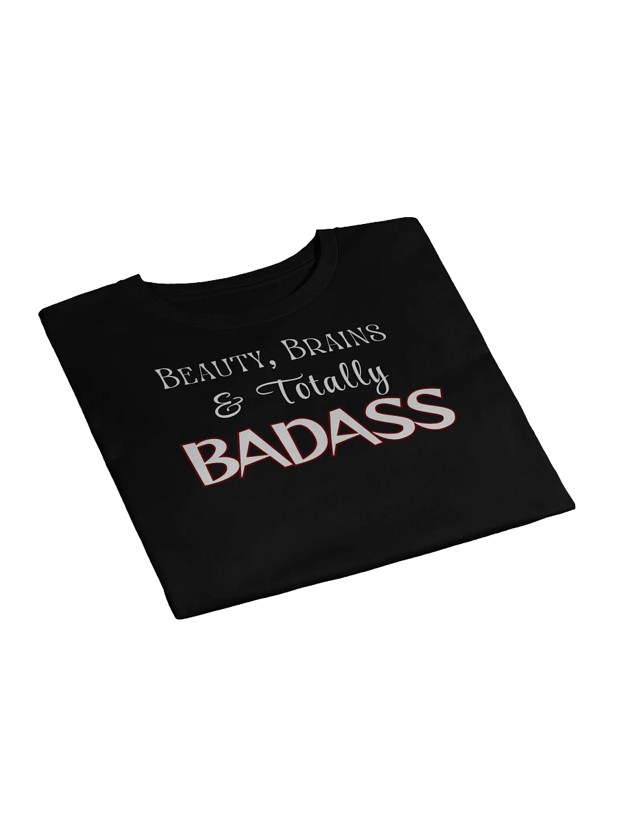 Beauty, Brains, & Totally Badass Crop Top product image (3)