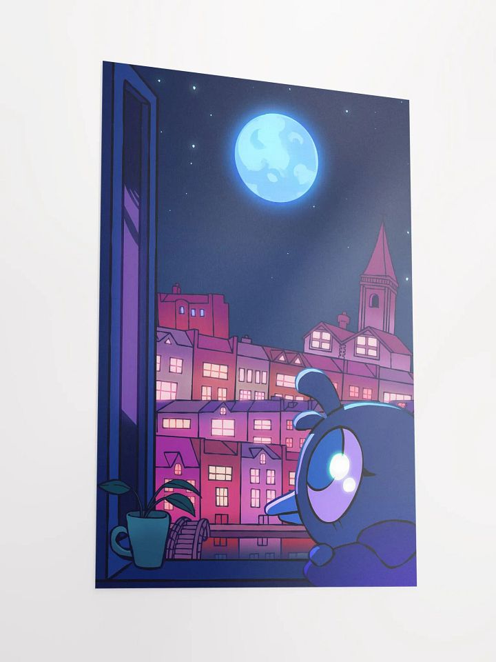 Bird Moonlight City Poster product image (2)