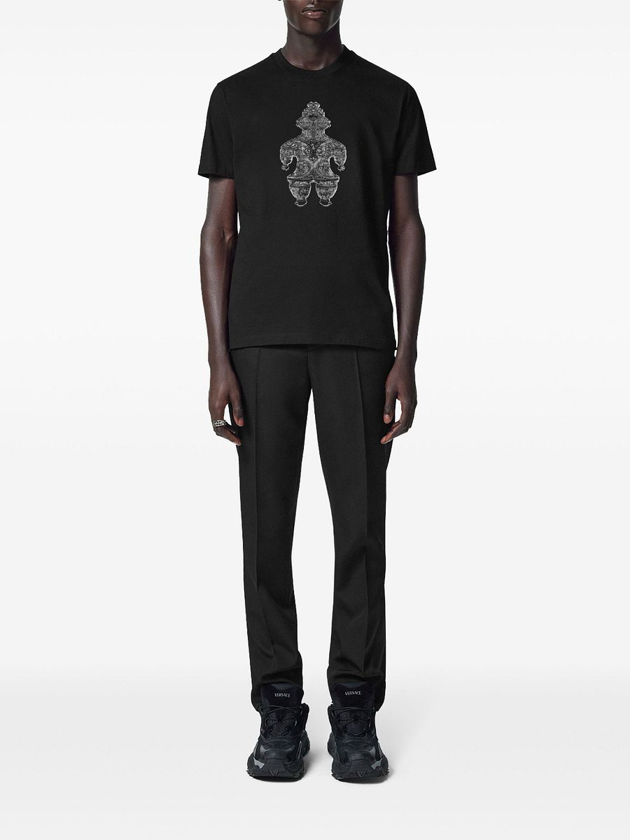 Sculptural Metallic Print T-Shirt product image (3)