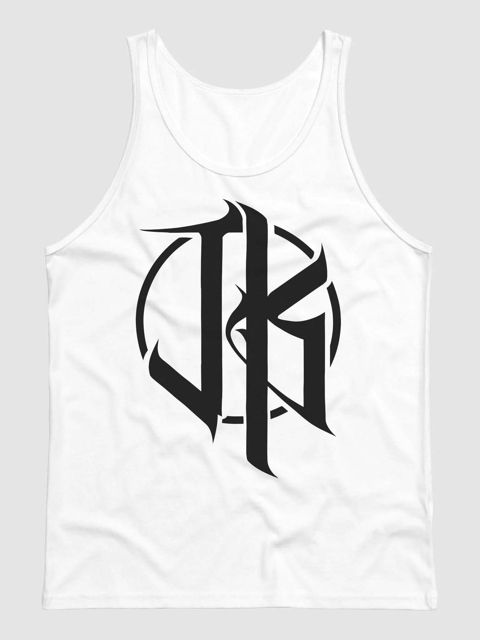Copy of JK Tank Top (White on Black) product image (1)