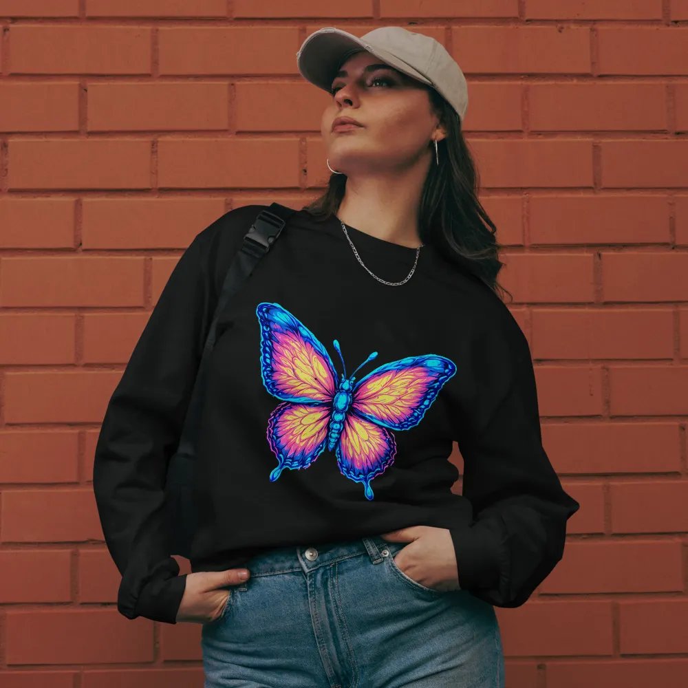 [Astral Butterfly] Unisex Premium Heavyweight Long Sleeve Shirt product image (8)