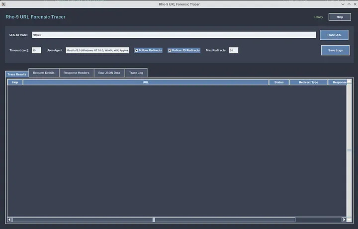 Rho-9 URL Redirect tracer(Linux build only) product image (2)