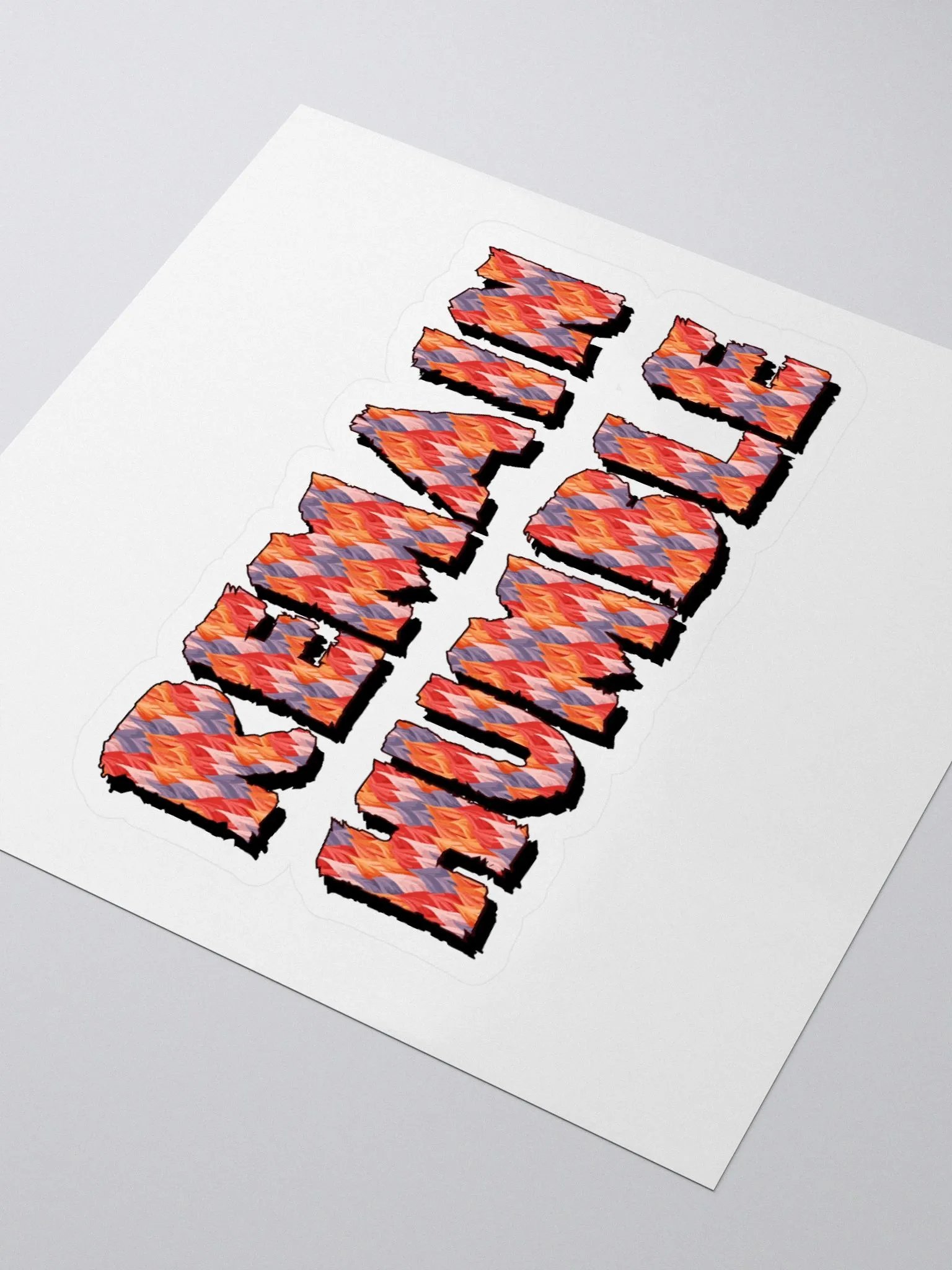 REMAIN HUMBLE Kiss Cut Stickers product image (3)