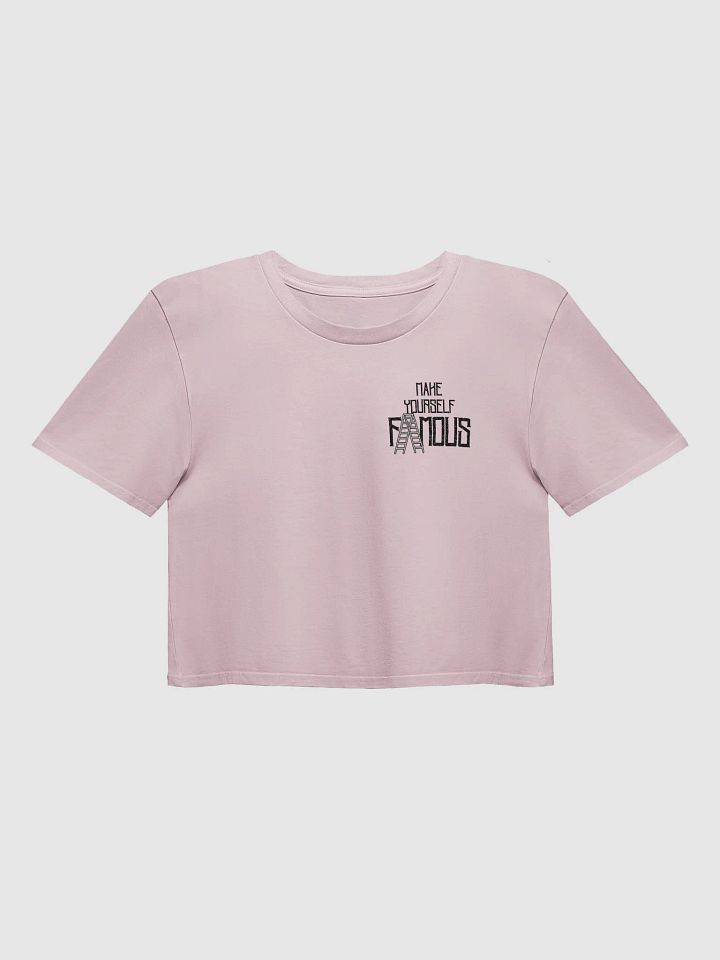 MakeYourselfFamous Cropped Tee in Pink product image (1)
