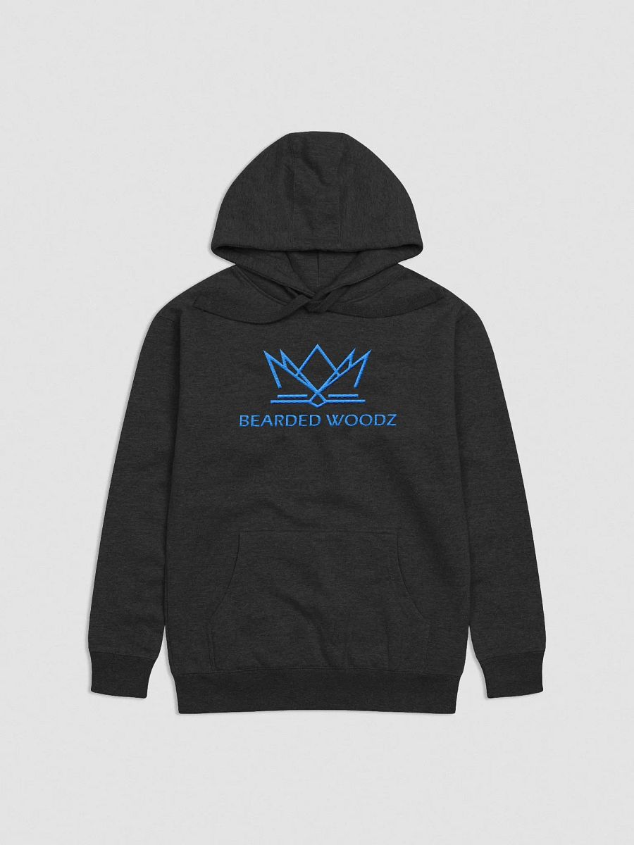 Women's Bearded Woodz Hoodie (Aqua/Teal Embroidery) product image (1)