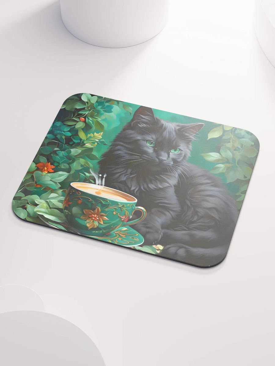 Cat & Tea Tranquility Mouse Pad product image (4)