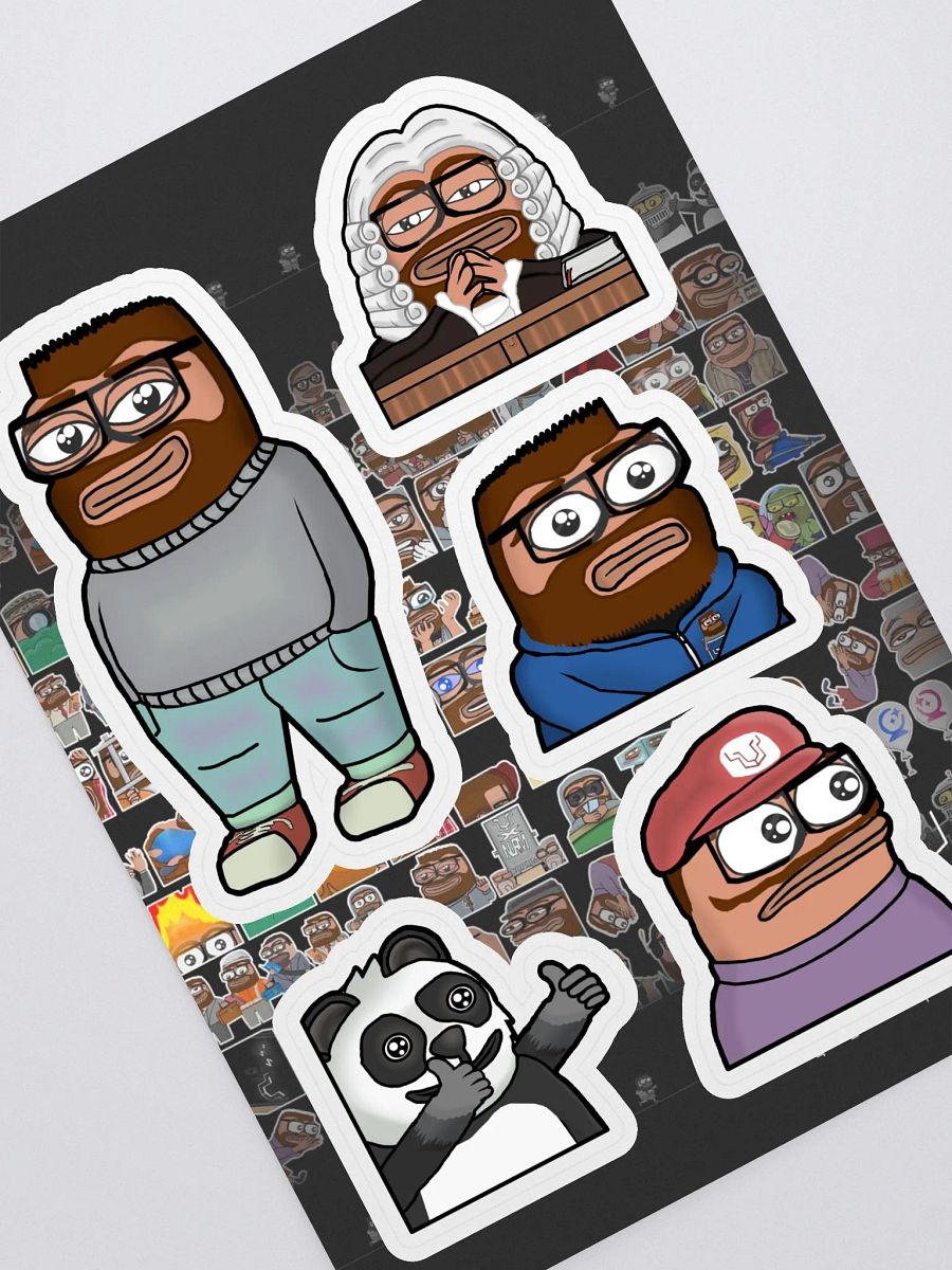 Leopard emote stickers 2 product image (1)