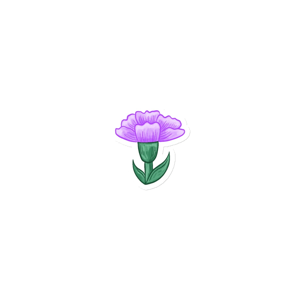 Carnation Die Cut Magnet product image (1)