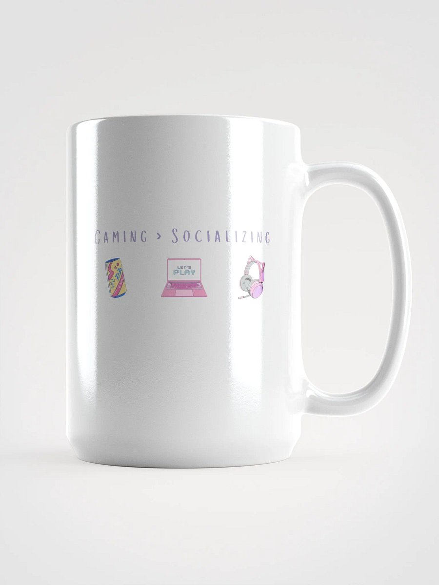 🎮 Gaming > Socializing | Introvert Gamer Mug 💖 product image (1)