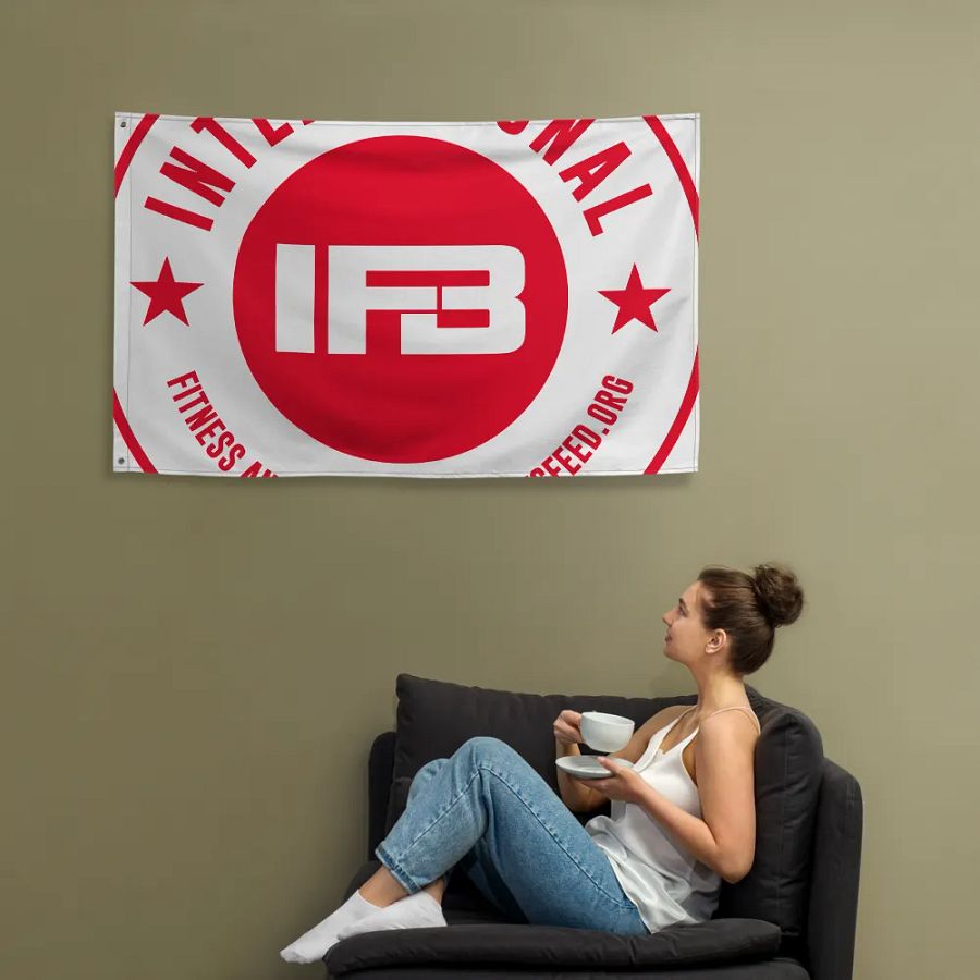 IFBNewsfeed.Org's All-Over Print Flag product image (12)