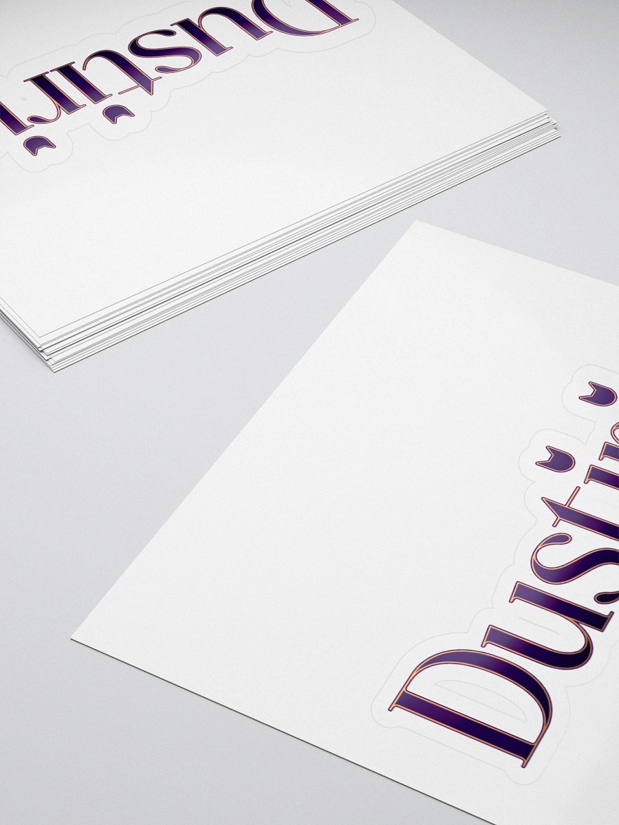 Dustiria Font sticker product image (4)
