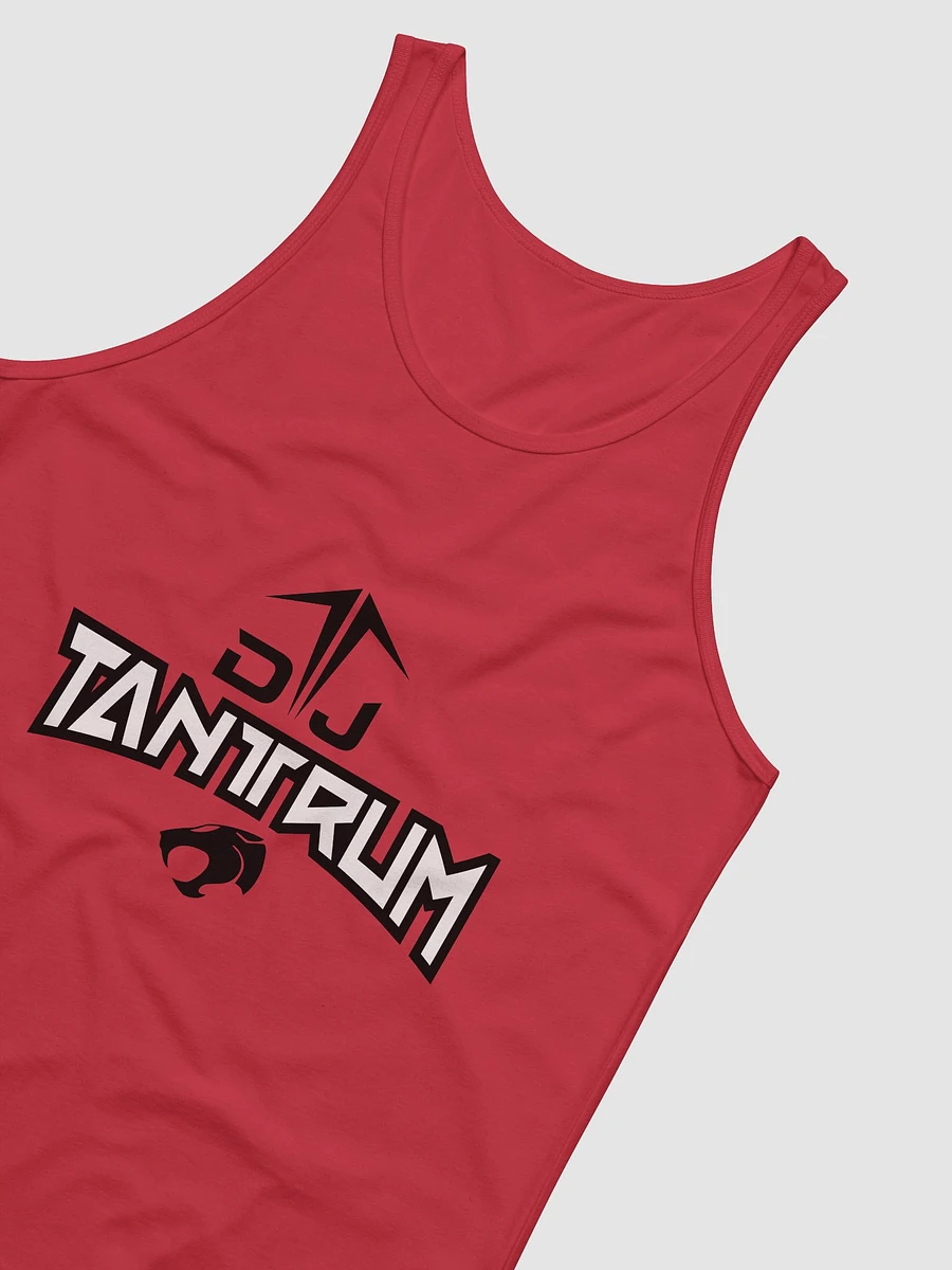 DJ TanTrum Tank Top (Black & White Logo) product image (14)