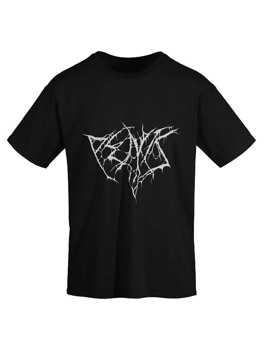 Band logo (white) unisex tee product image (7)