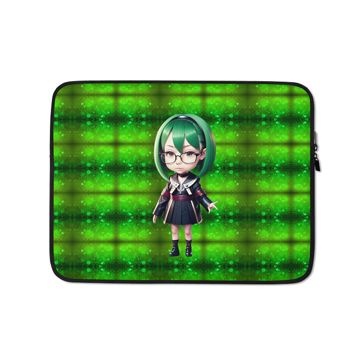 (GREEN CHIBI) K Laptop Sleeve product image (1)