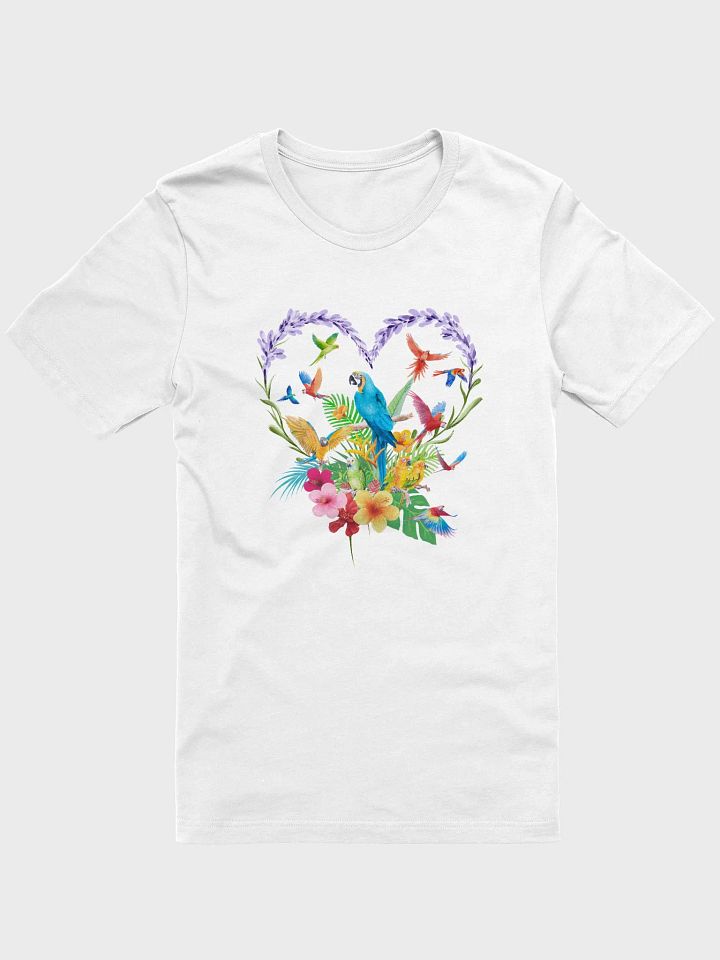 Parrot Bird Love - Unisex T-shirt Bella Canvas 3001 product image (1)