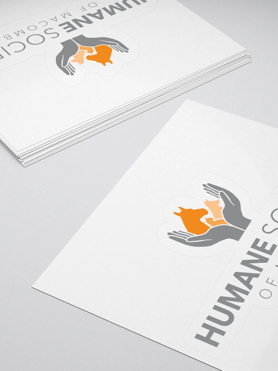 Humane Society of Macomb Logo Sticker product image (11)