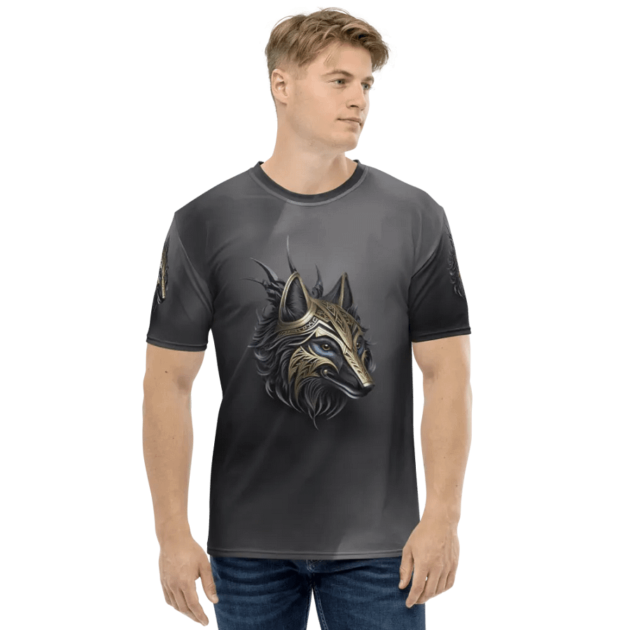 Black & Gold Fox T shirt product image (1)
