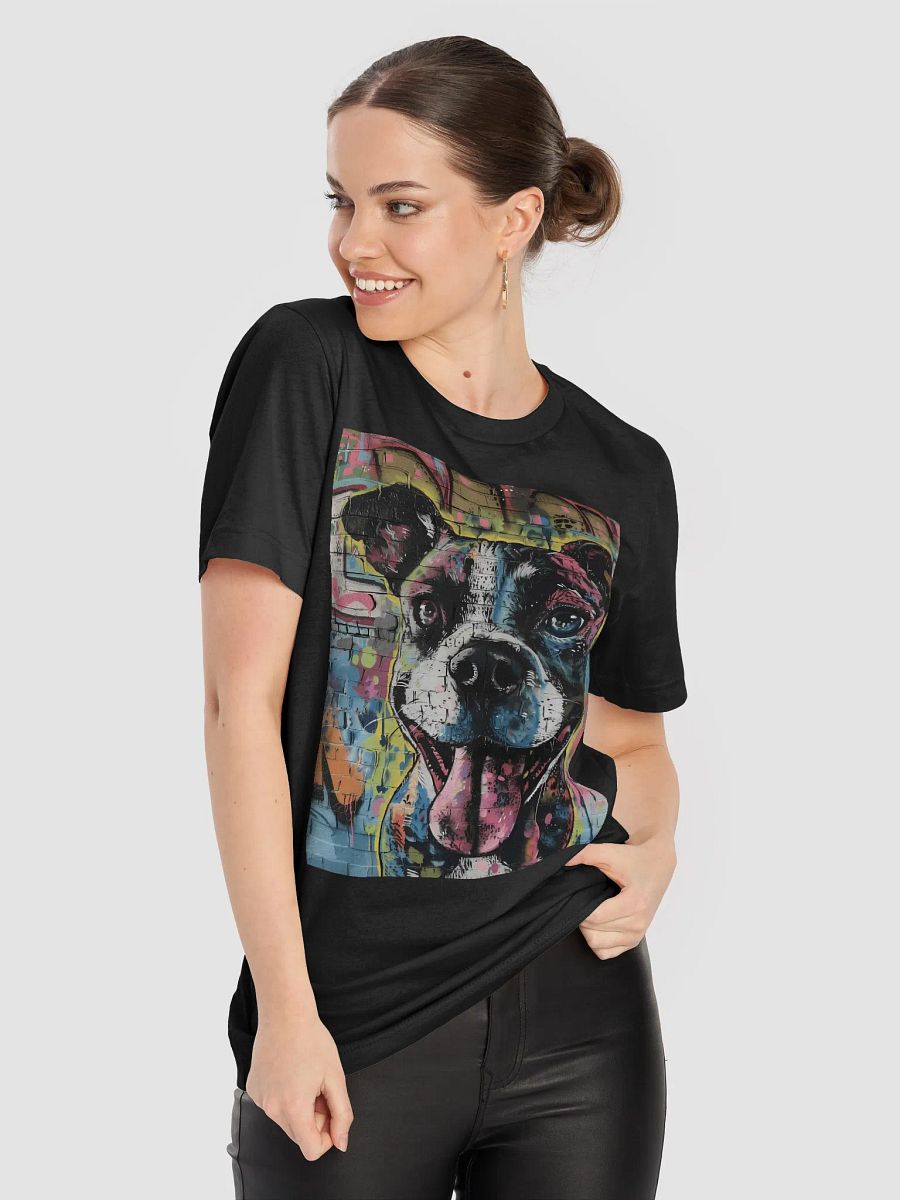Graffiti Dog T-Shirt | Urban Art Dog Lover Tee | Bold and Colorful Pet Owner Gift product image (8)
