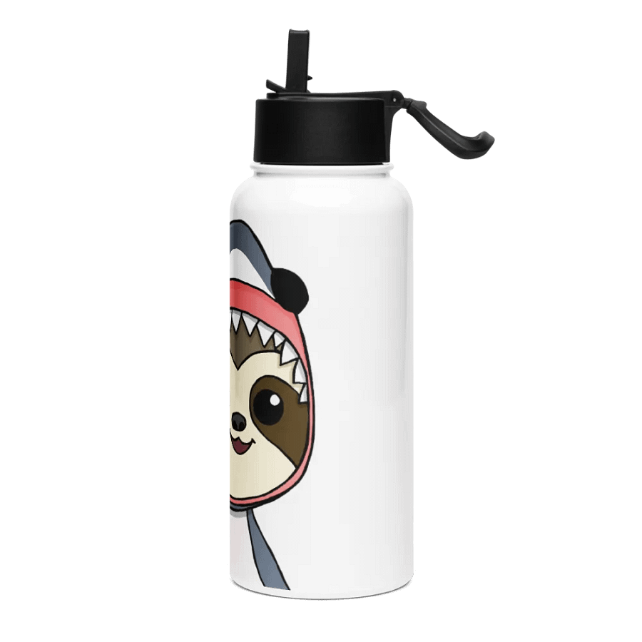 Stainless Steel Water bottle With Straw - Shark product image (3)