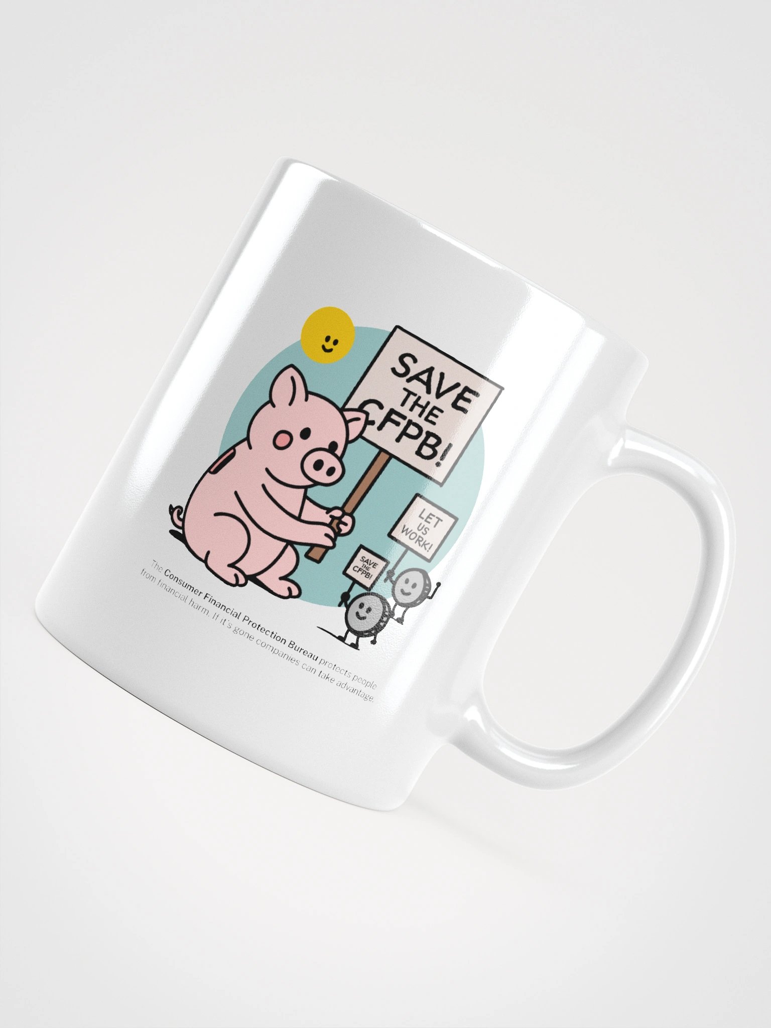 CFPB Piggy Bank Picket Mug product image (5)