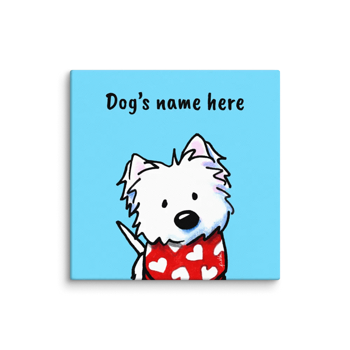 Personalized Westie Terrier Canvas Print product image (1)