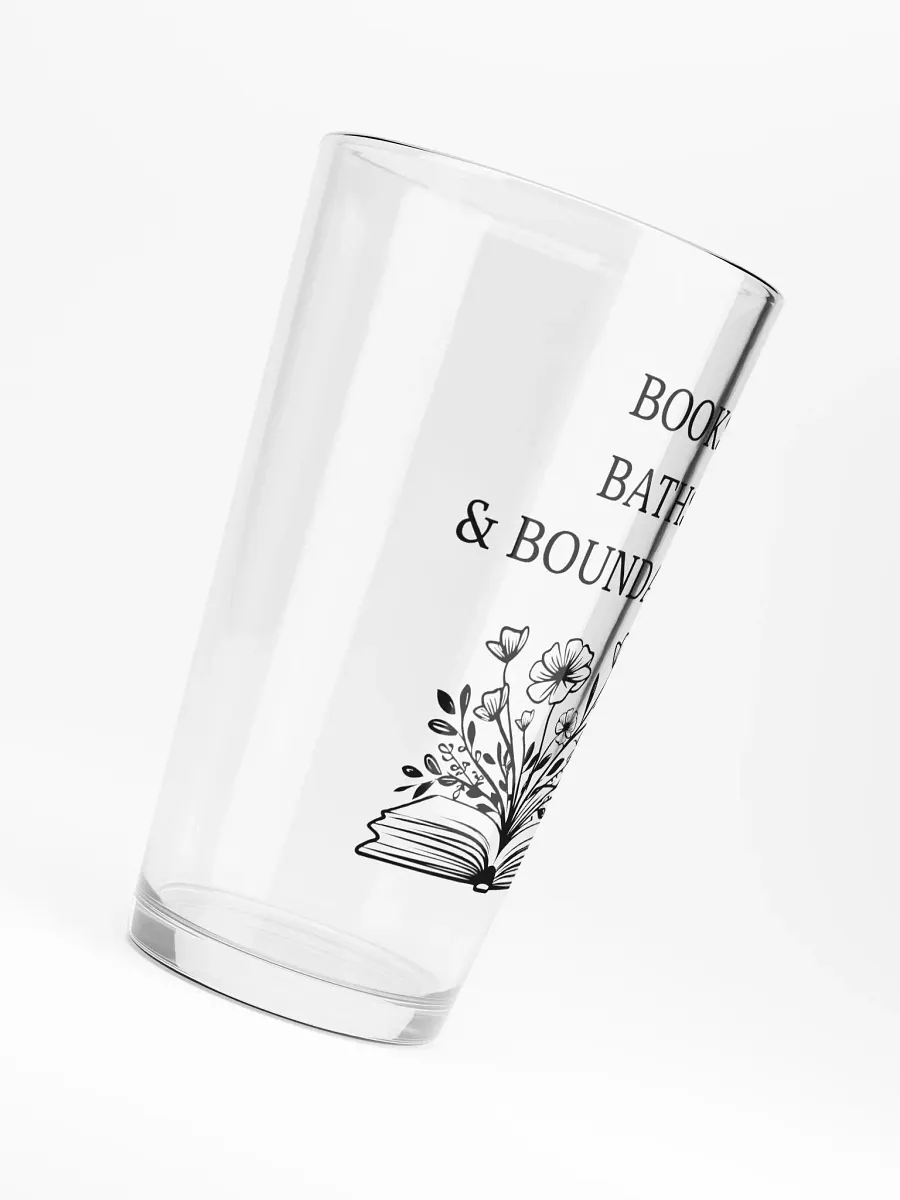 Books Baths and Boundaries - Pint Glass product image (6)