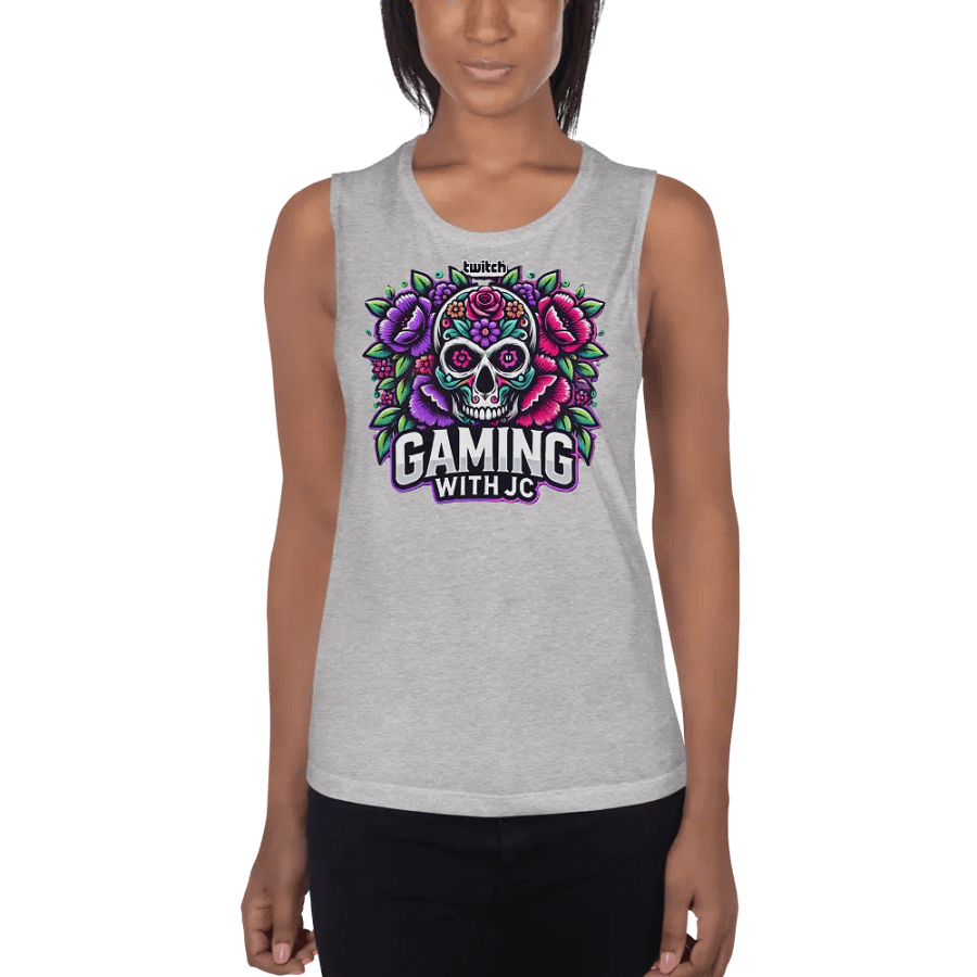Skull Flower Womans Tank-Top product image (4)