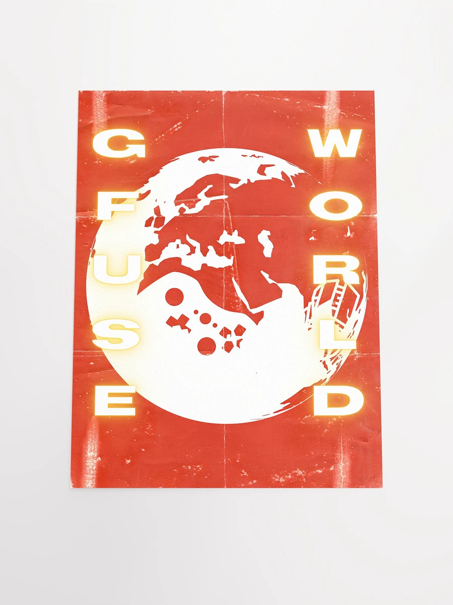 GFuse World Poster | Vintage Red product image (4)
