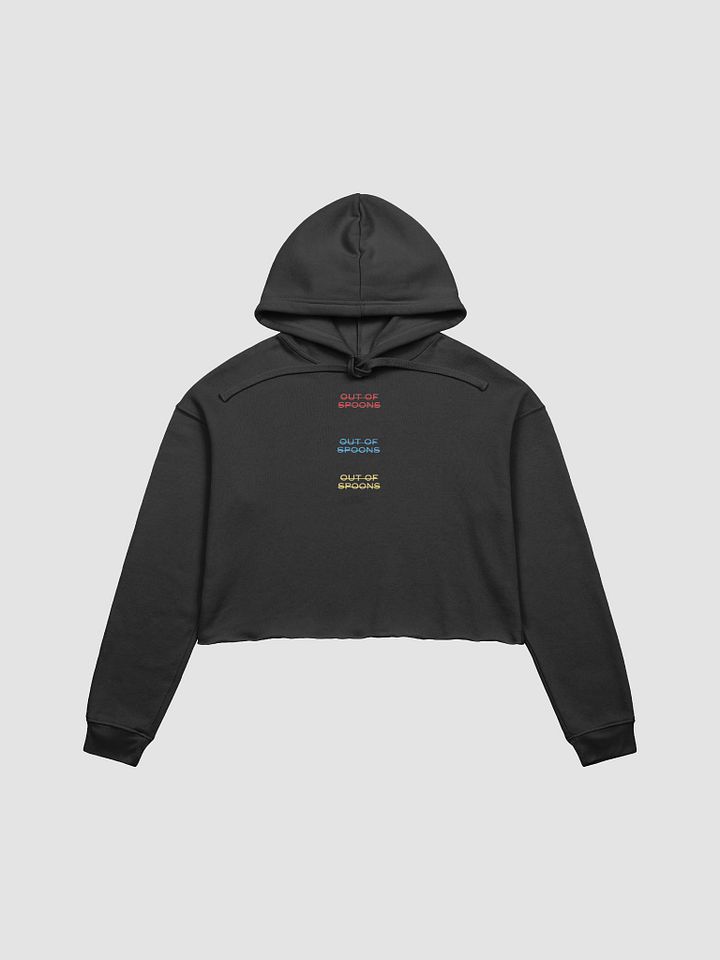 Vibrant Spoonful Crop Hoodie product image (1)