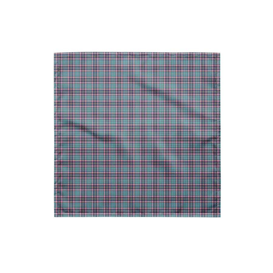 Light Green, Lavender, and Pink Plaid Bandana product image (4)