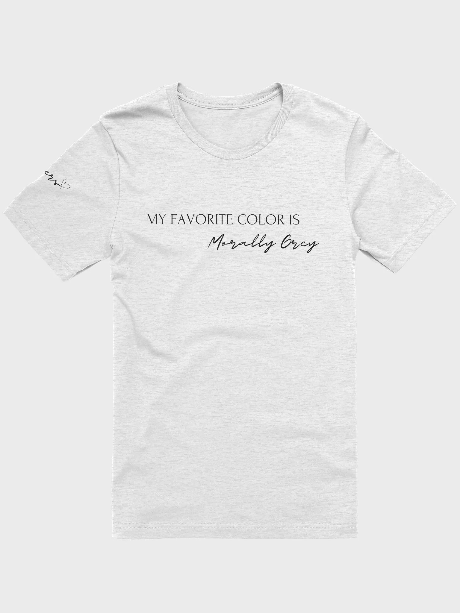 Morally Grey Shirt Black Font - Anders product image (7)