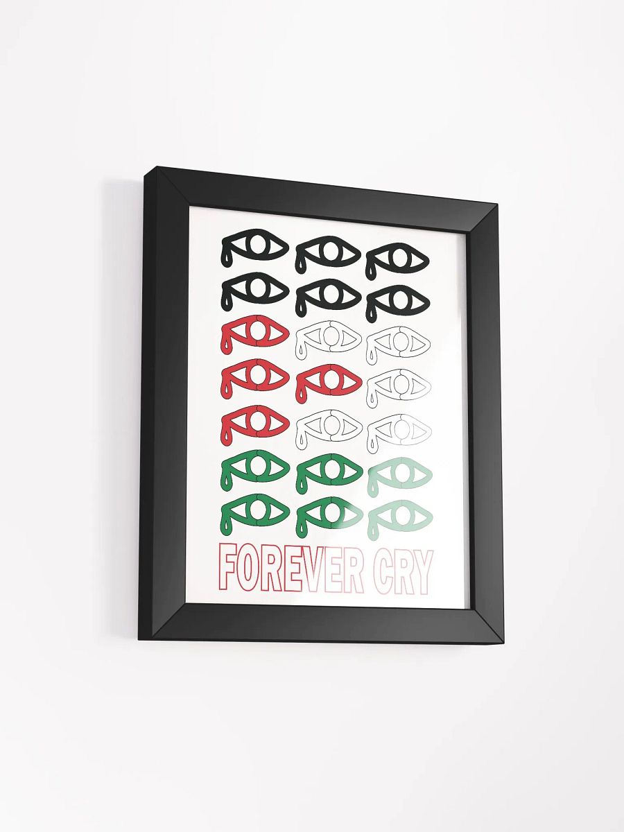 Palestine - Forever Cry - Framed High-Quality Matte Poster product image (3)