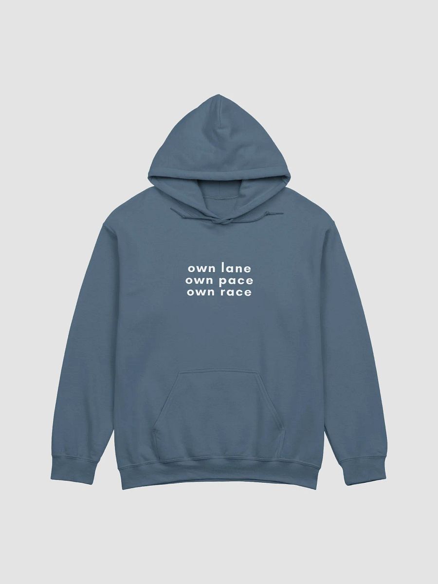 Hoodie - "own lane, own pace, own race" product image (2)