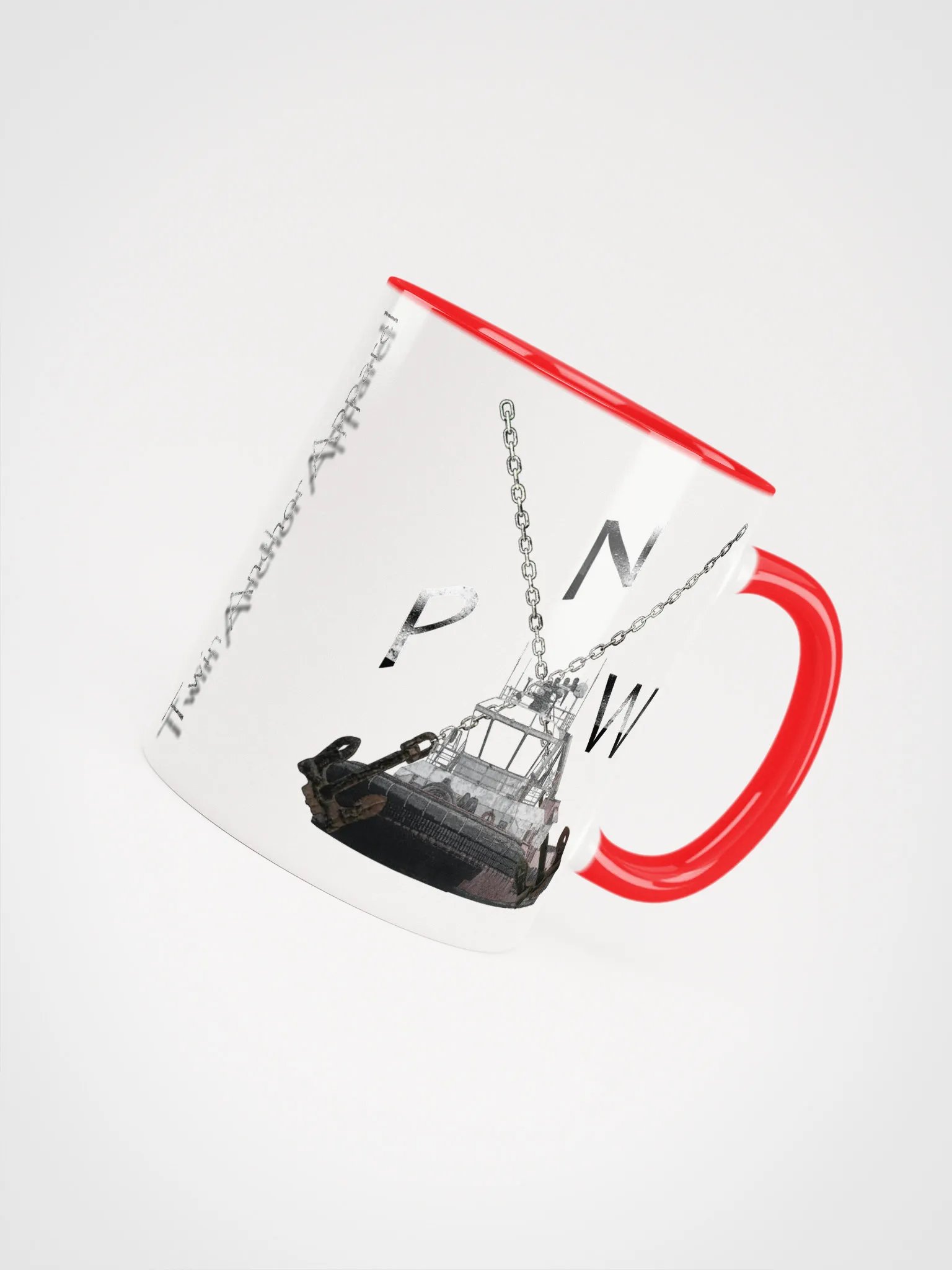 X Ancher Chain PNW Mug 11oz & 15oz product image (4)
