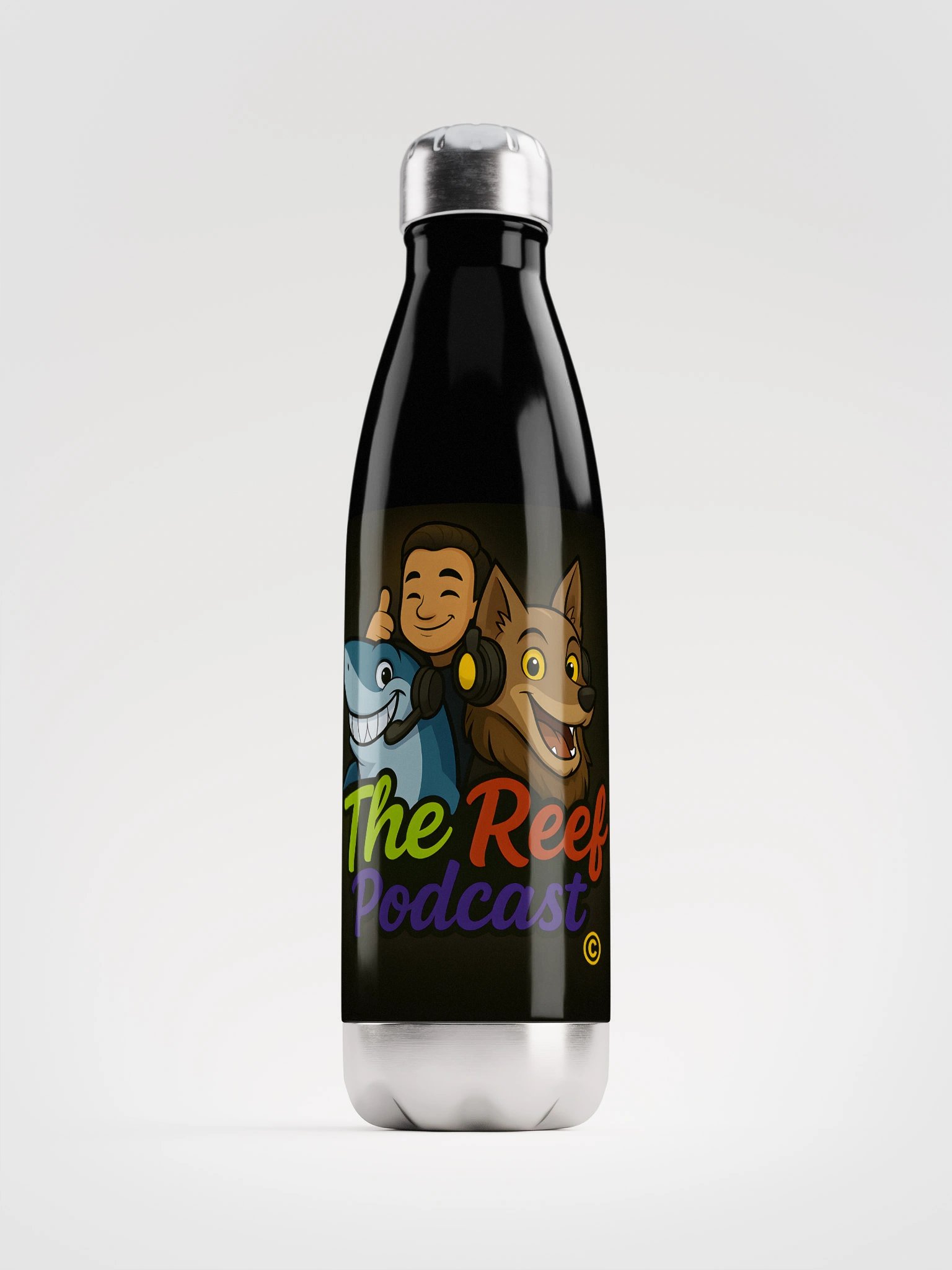 Reef Podcast Stainless Steel Water Bottle product image (1)