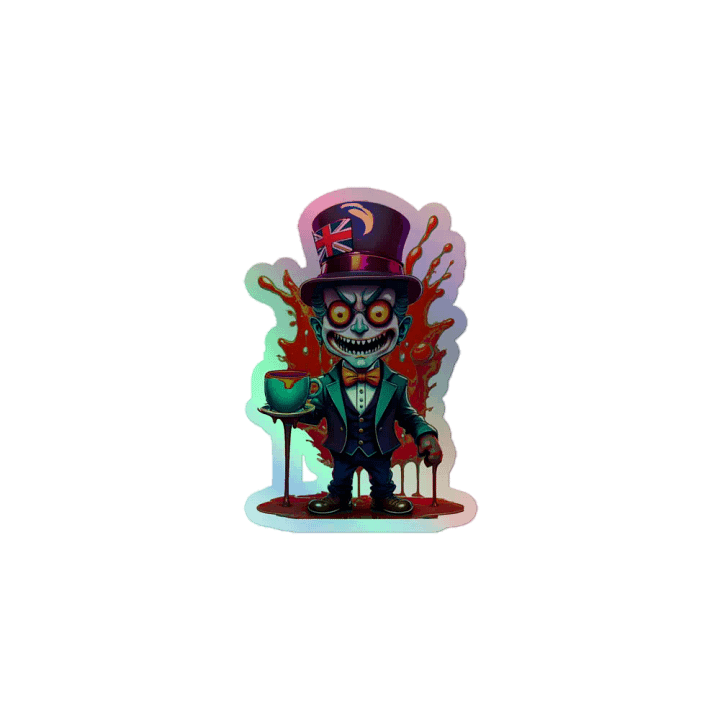 BloodSoakedBrit Character Holographic Sticker ✨💀 product image (1)