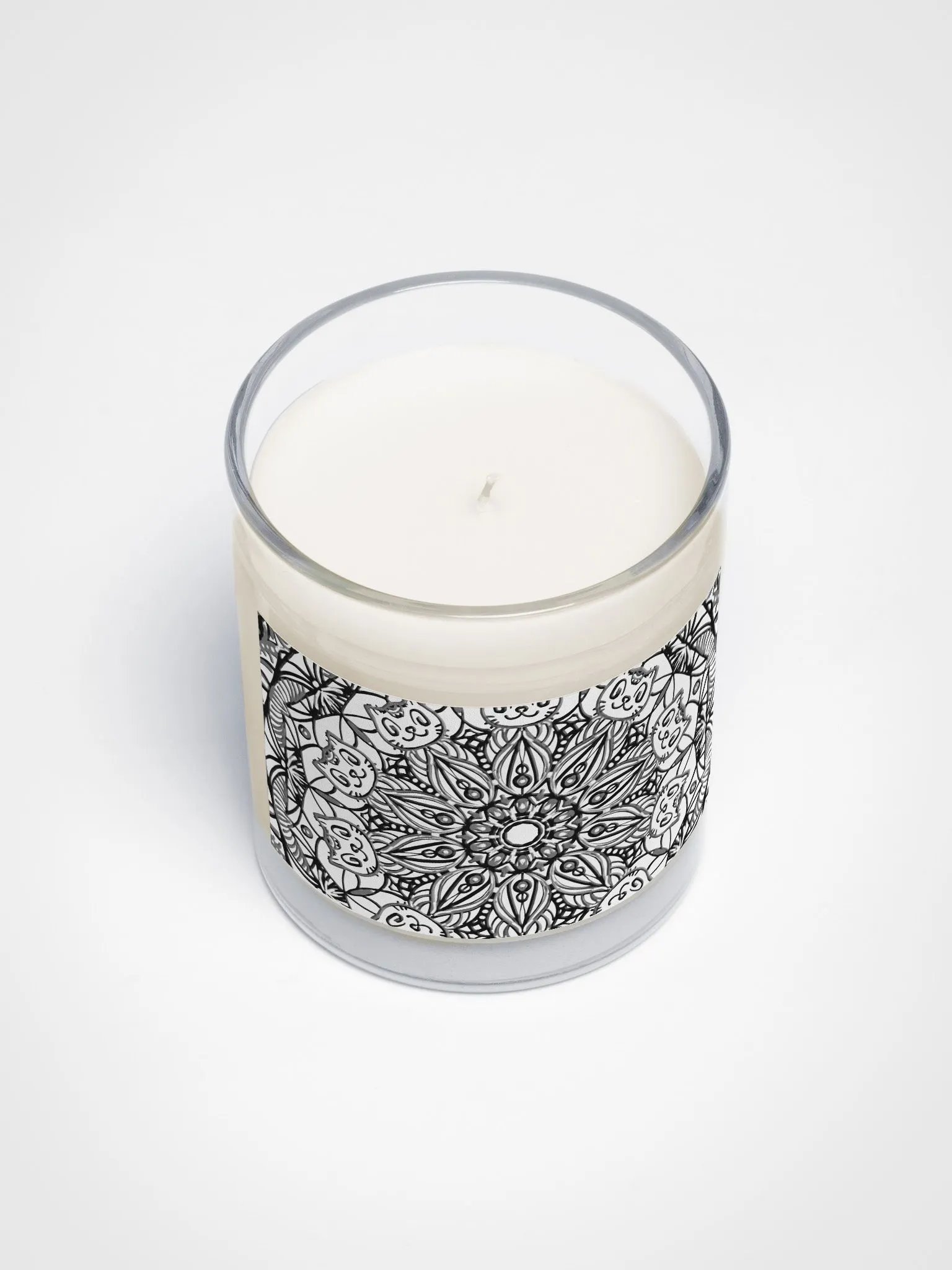 Mandala Harmony Soy Wax Candle product image (3)