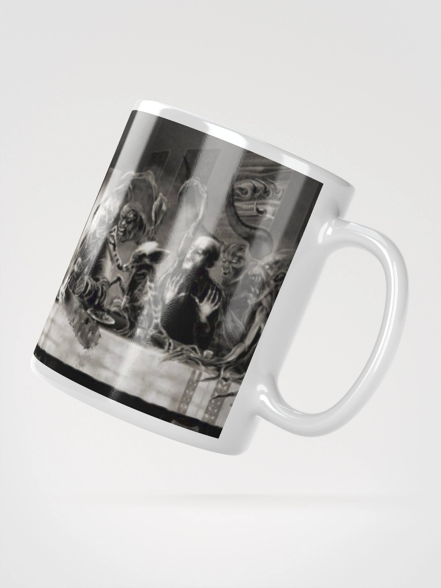 Horror Movie Characters Reimagined - White Glossy Mug product image (5)