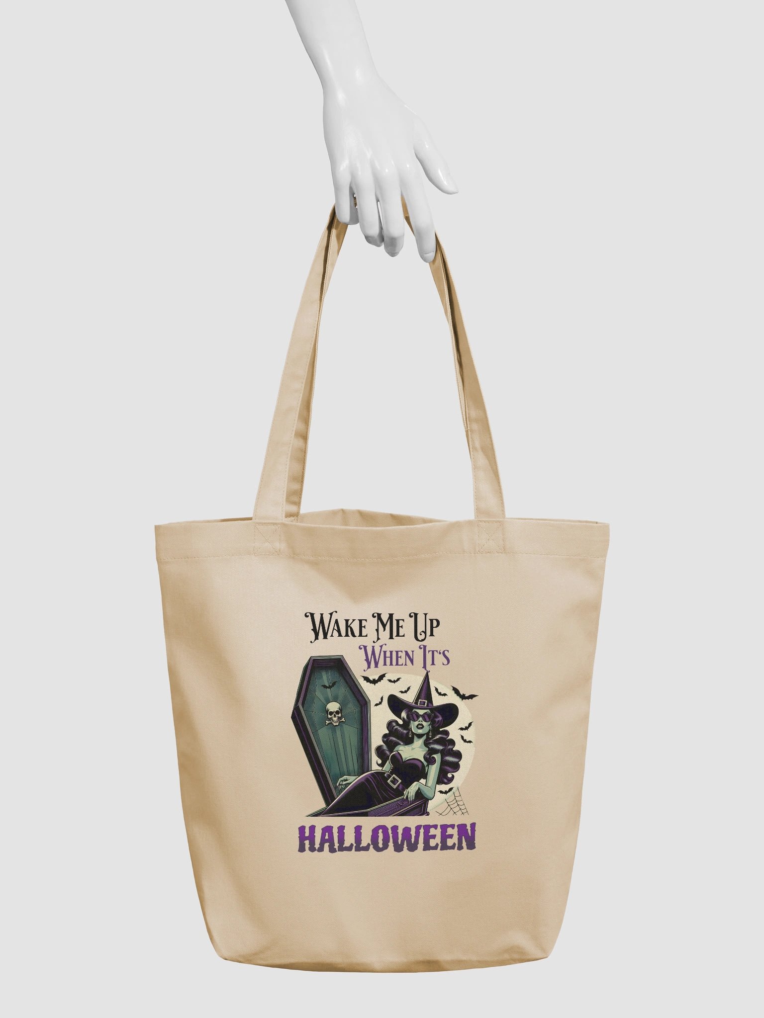 Vintage Halloween Witch Tote Bag product image (3)
